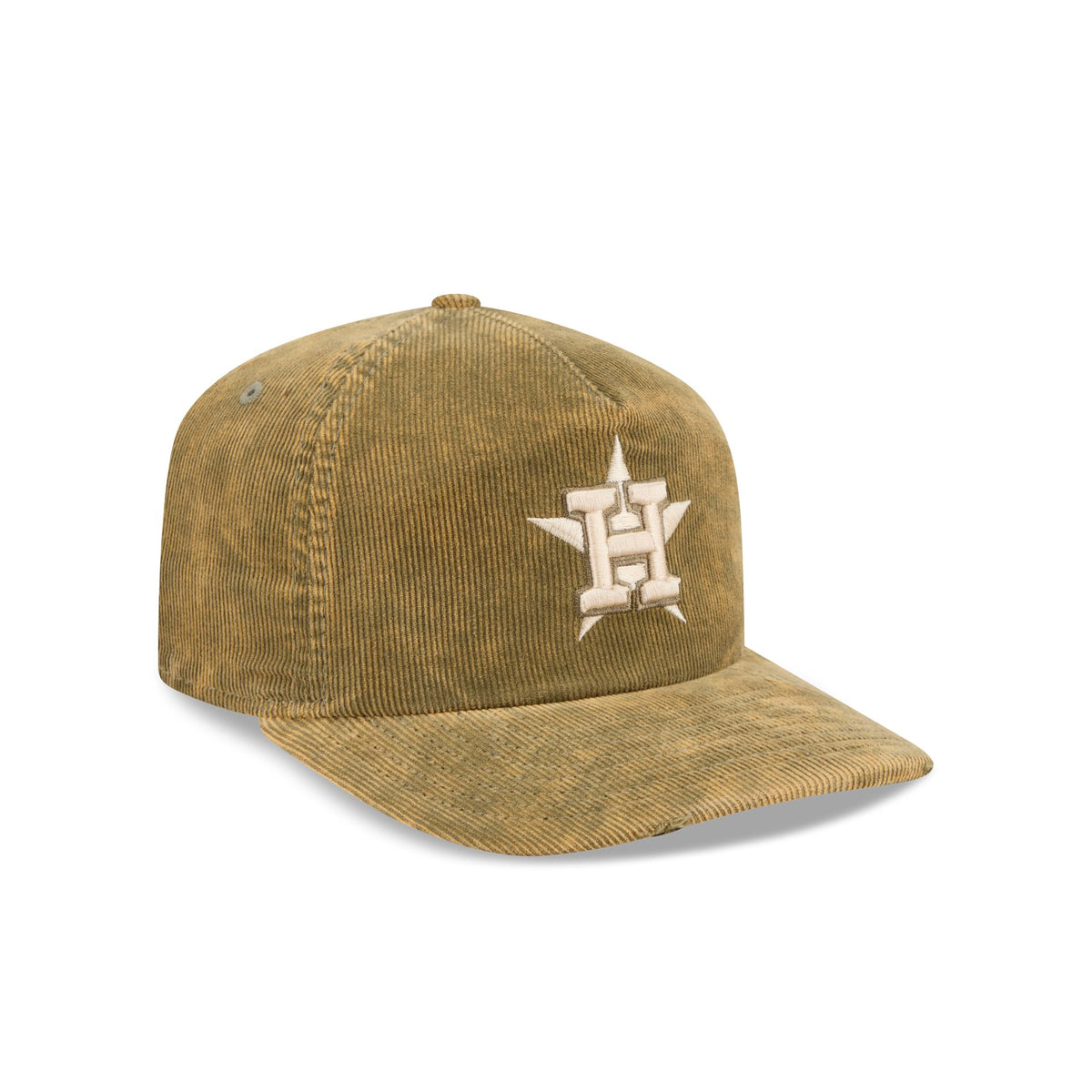 Houston Astros Washed New Olive Corduroy 19TWENTY Adjustable Hat