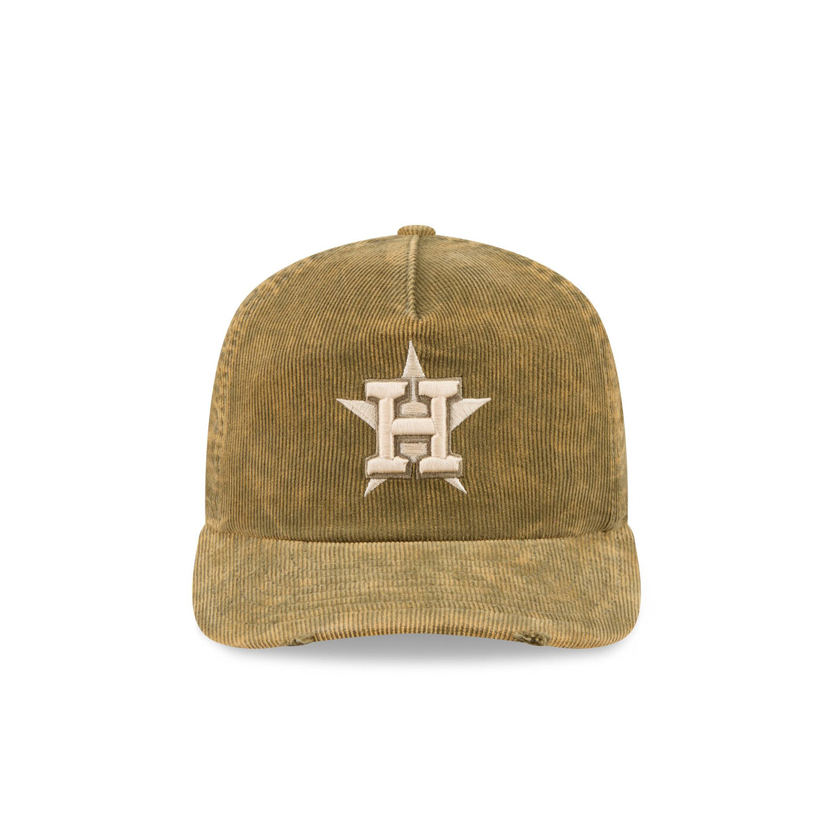 Houston Astros Washed New Olive Corduroy 19TWENTY Adjustable Hat