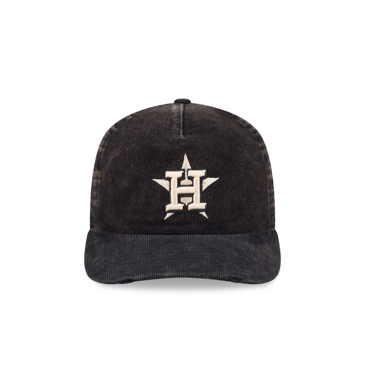 Houston Astros Washed Black Corduroy 19TWENTY Adjustable Hat