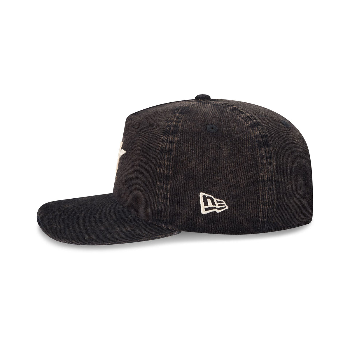 Houston Astros Washed Black Corduroy 19TWENTY Adjustable Hat