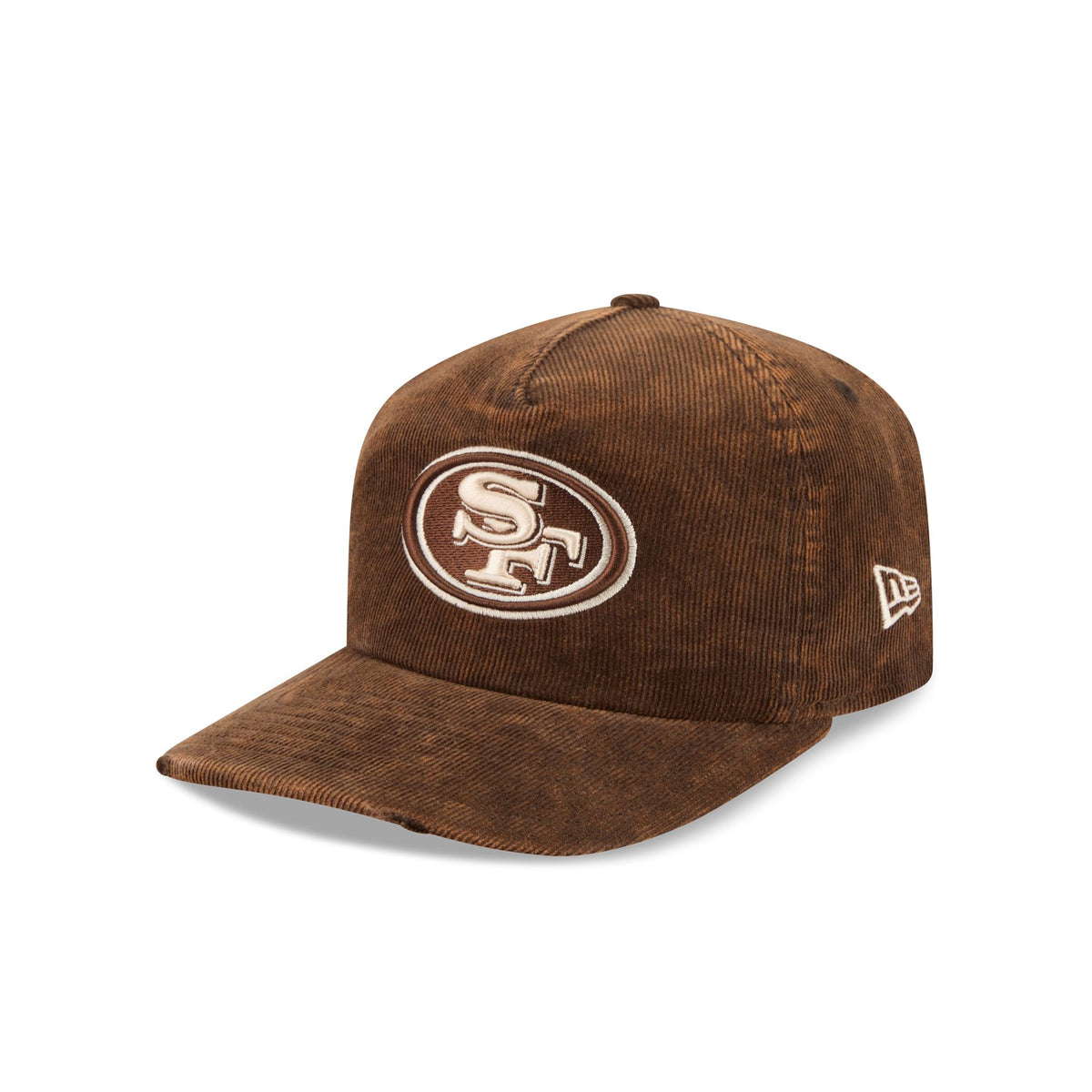 San Francisco 49ers Washed Walnut Corduroy 19TWENTY Adjustable Hat