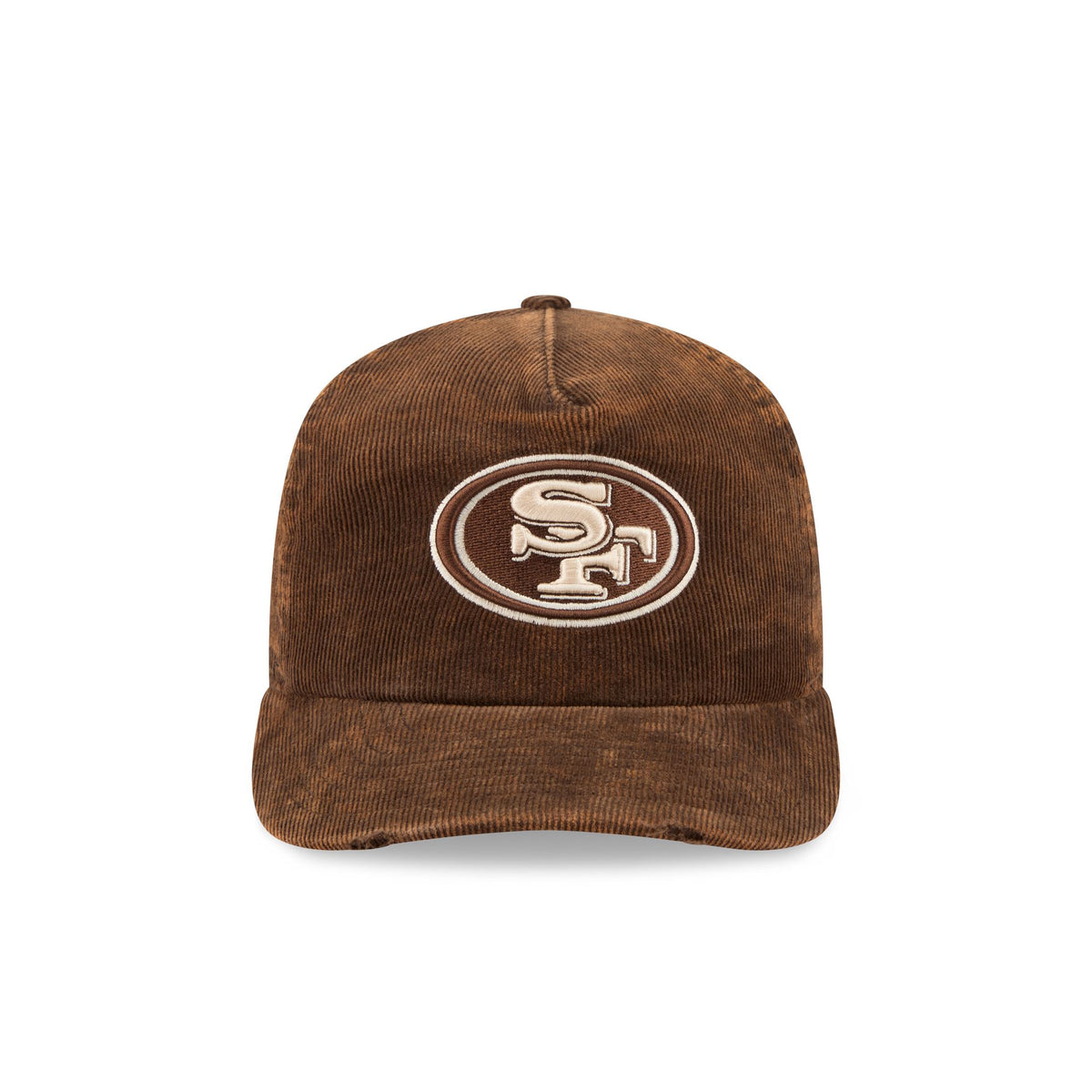 San Francisco 49ers Washed Walnut Corduroy 19TWENTY Adjustable Hat