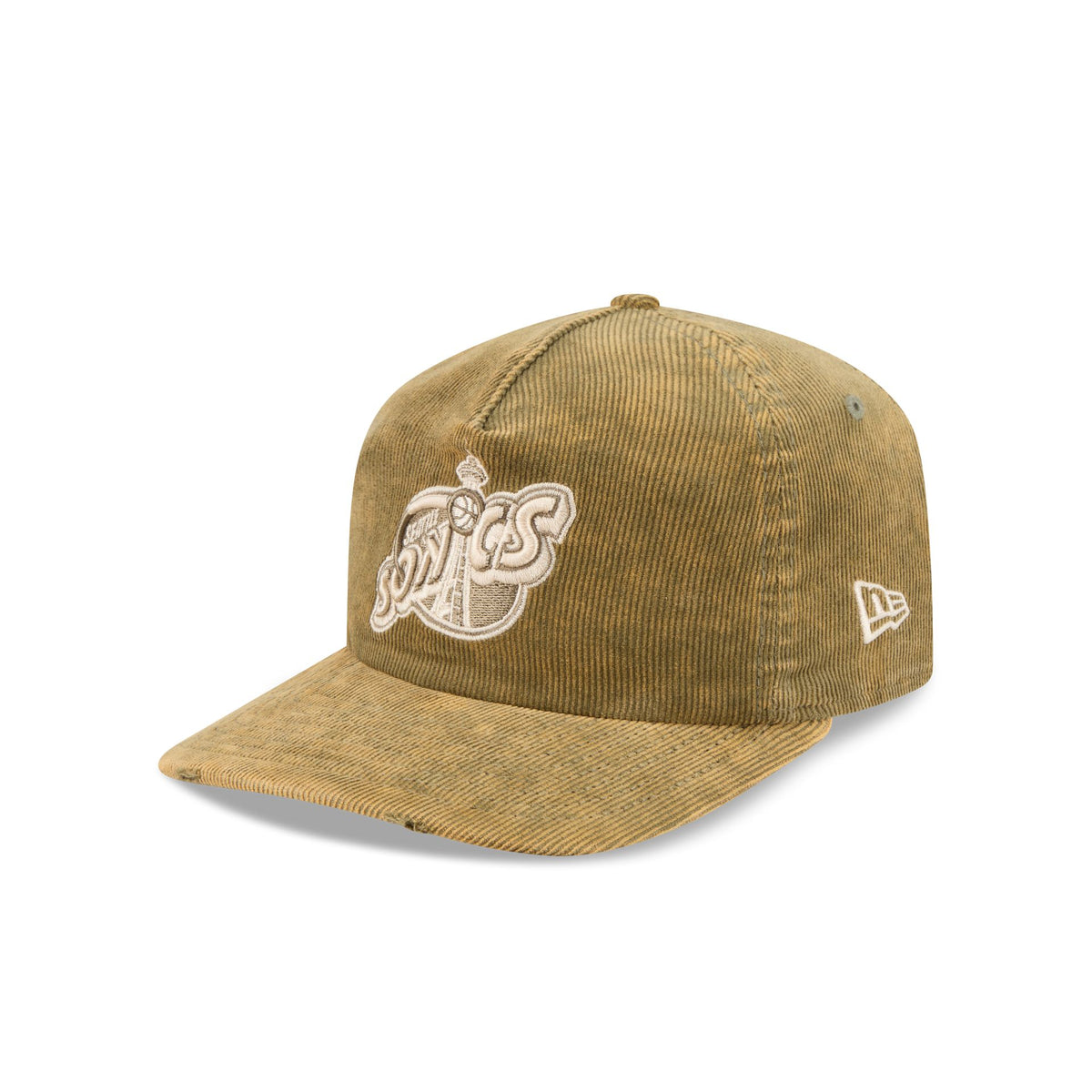 Seattle SuperSonics Washed New Olive Corduroy 19TWENTY Adjustable Hat