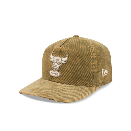 Chicago Bulls Washed New Olive Corduroy 19TWENTY Adjustable Hat