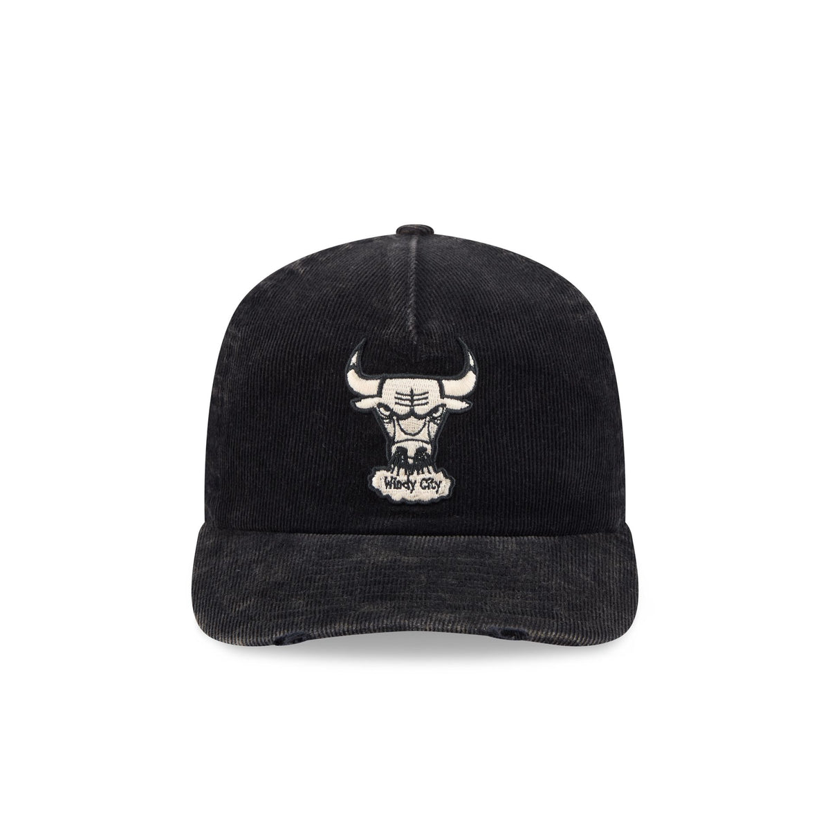 Chicago Bulls Washed Black Corduroy 19TWENTY Adjustable Hat