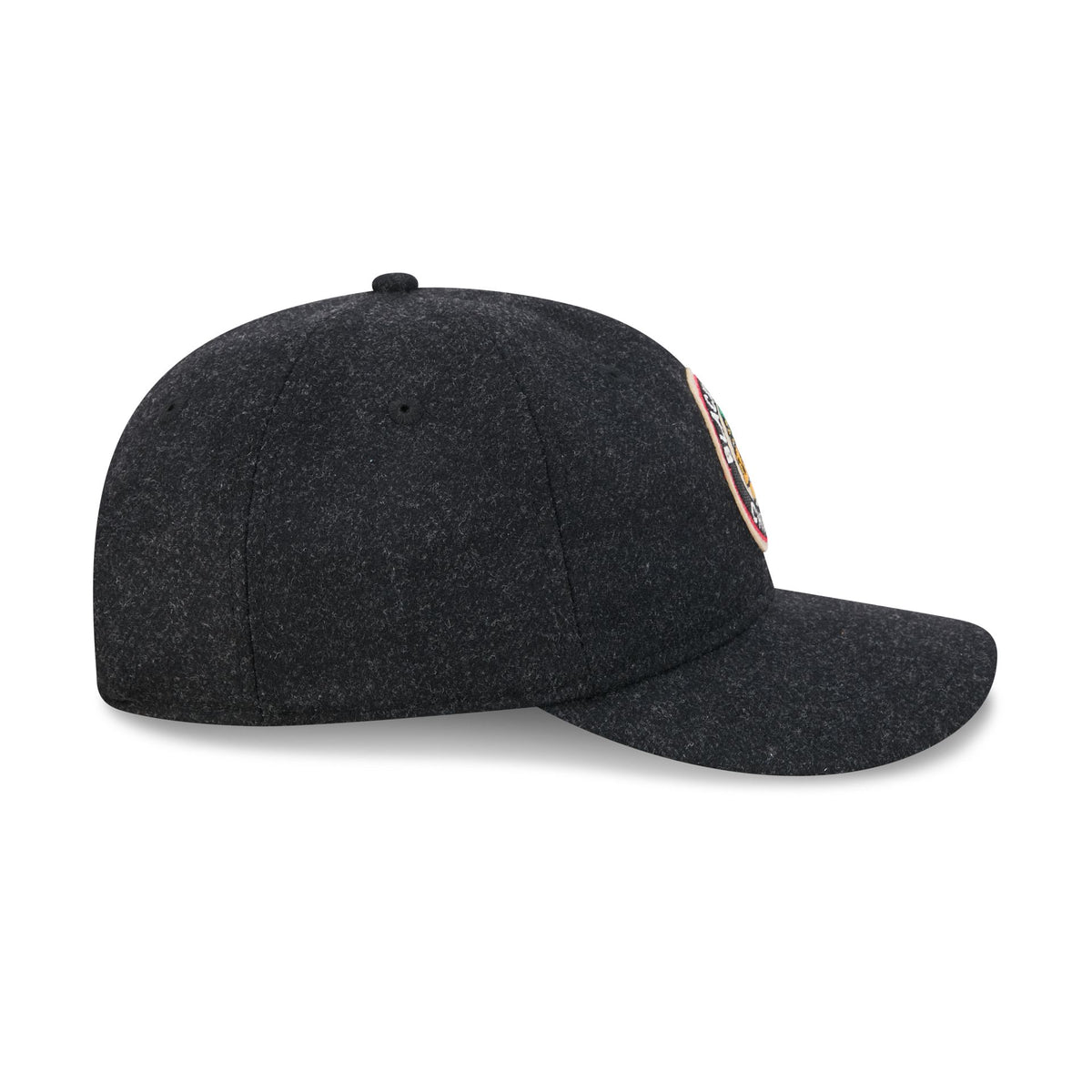 Chicago Blackhawks Black Wool Retro Crown 9FIFTY Adjustable Hat