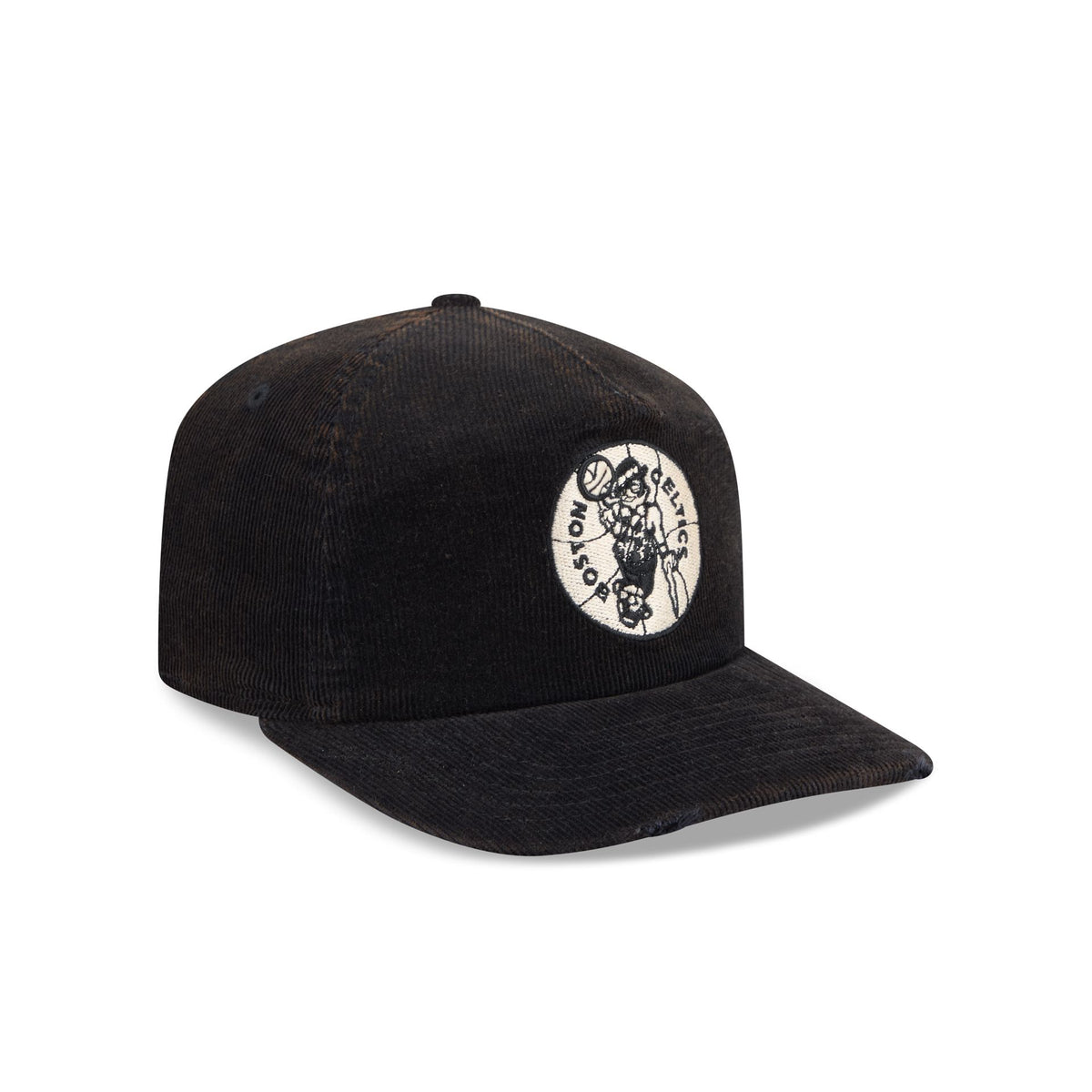 Boston Celtics Washed Black Corduroy 19TWENTY Adjustable Hat