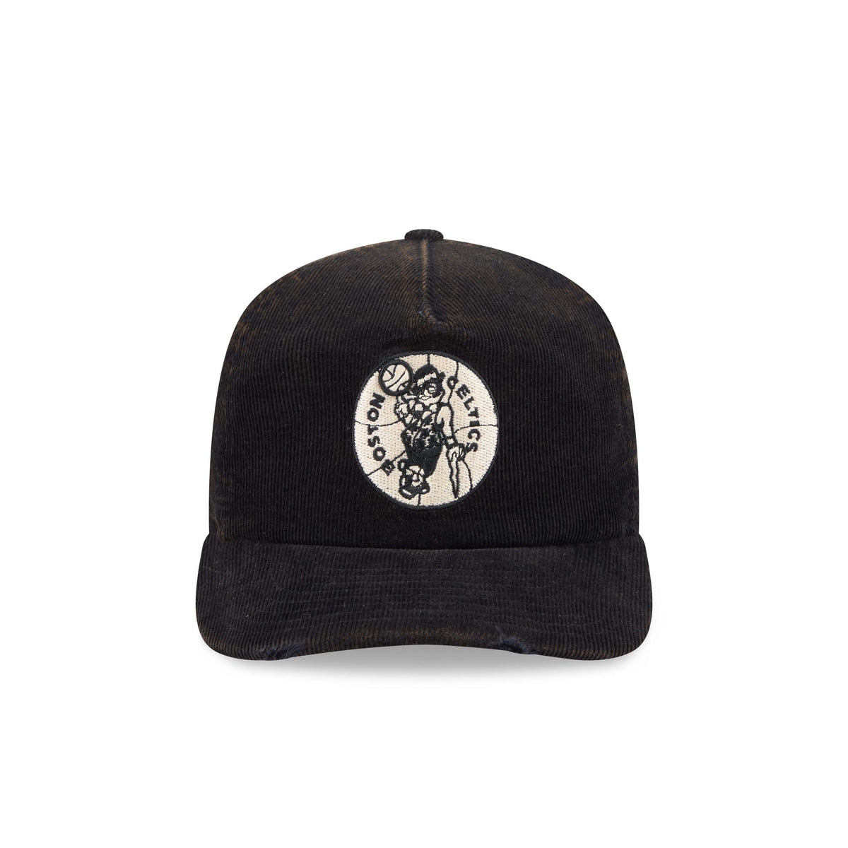 Boston Celtics Washed Black Corduroy 19TWENTY Adjustable Hat