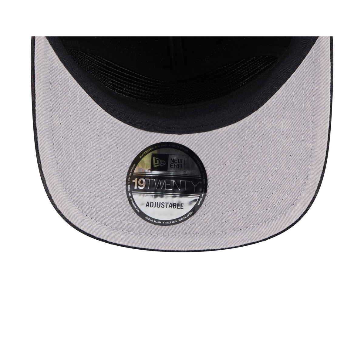 New England Patriots Washed Black Corduroy 19TWENTY Adjustable Hat