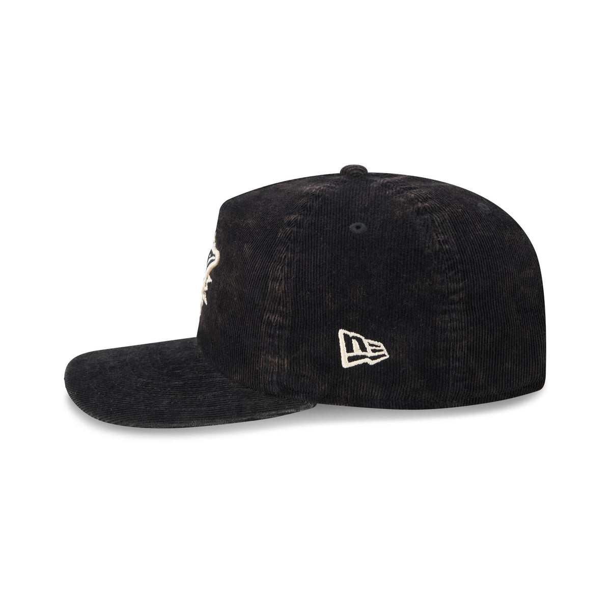 Miami Dolphins Washed Black Corduroy 19TWENTY Adjustable Hat