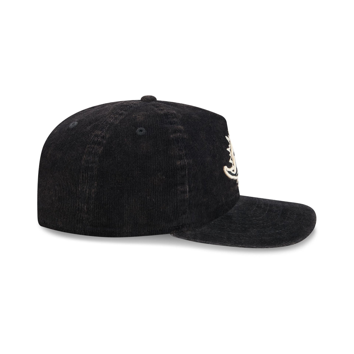 Miami Dolphins Washed Black Corduroy 19TWENTY Adjustable Hat