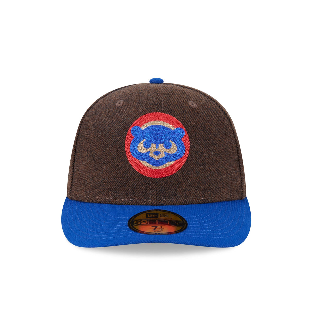 Chicago Cubs Brown Wool Two Tone 59FIFTY Fitted Hat