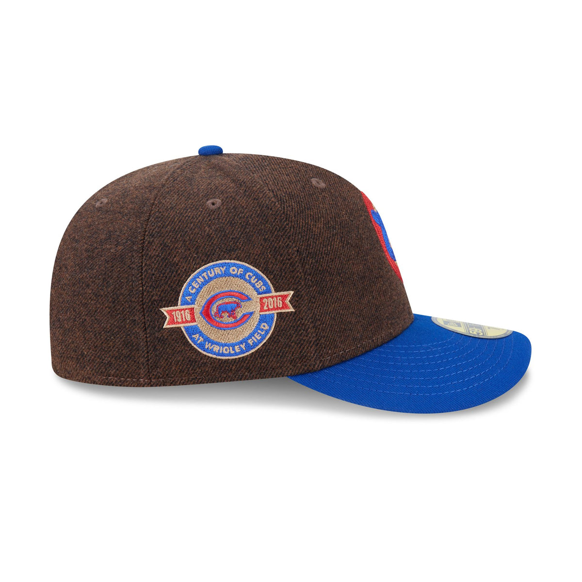 Chicago Cubs Brown Wool Two Tone 59FIFTY Fitted Hat