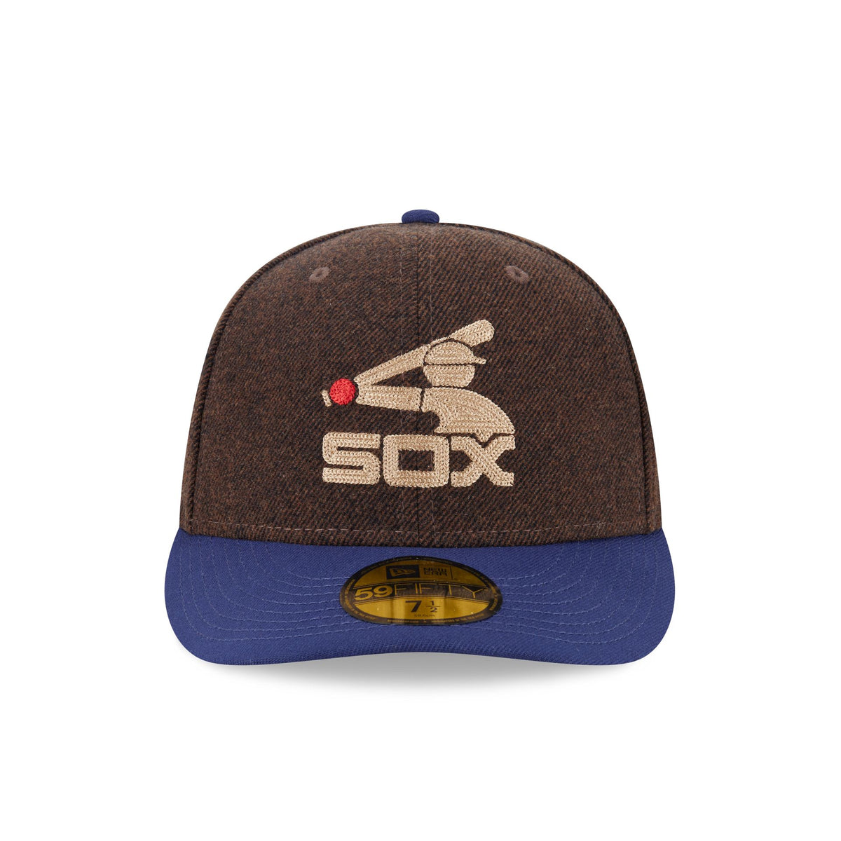 Chicago White Sox Brown Wool Two Tone 59FIFTY Fitted Hat