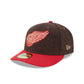 Detroit Red Wings Brown Wool Two Tone 59FIFTY Fitted Hat