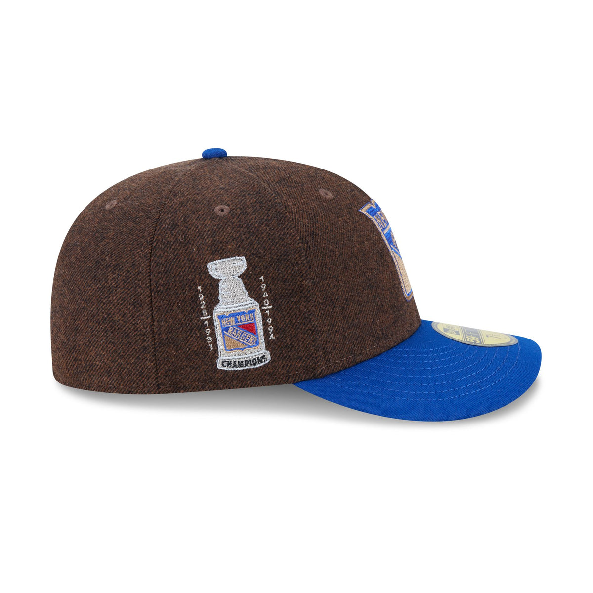 New York Rangers Brown Wool Two Tone 59FIFTY Fitted Hat