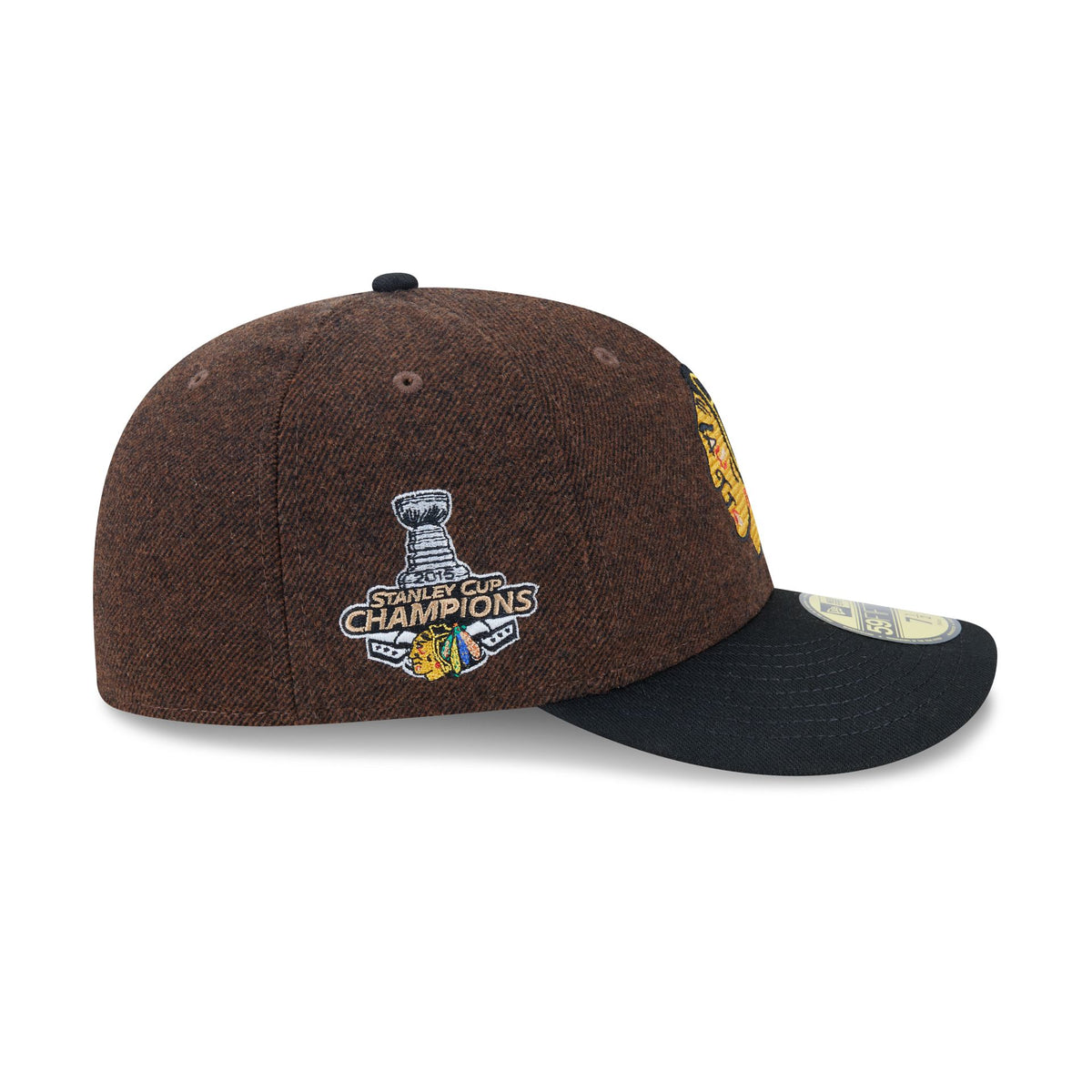 Chicago Blackhawks Brown Wool Two Tone 59FIFTY Fitted Hat