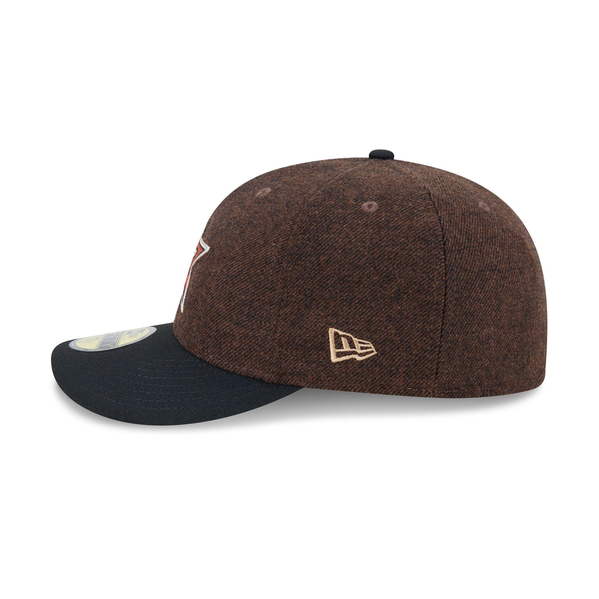 Houston Astros Brown Wool Two Tone 59FIFTY Fitted Hat