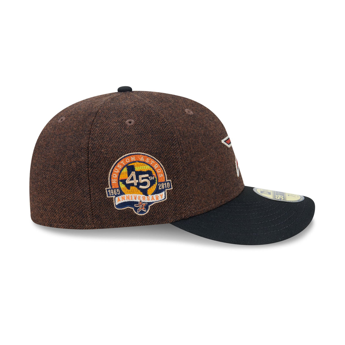 Houston Astros Brown Wool Two Tone 59FIFTY Fitted Hat