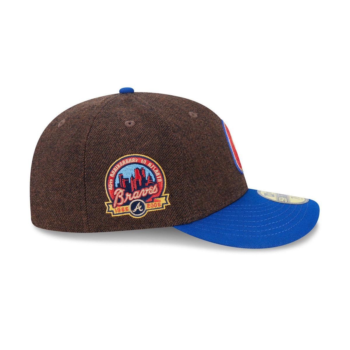 Atlanta Braves Brown Wool Two Tone 59FIFTY Fitted Hat