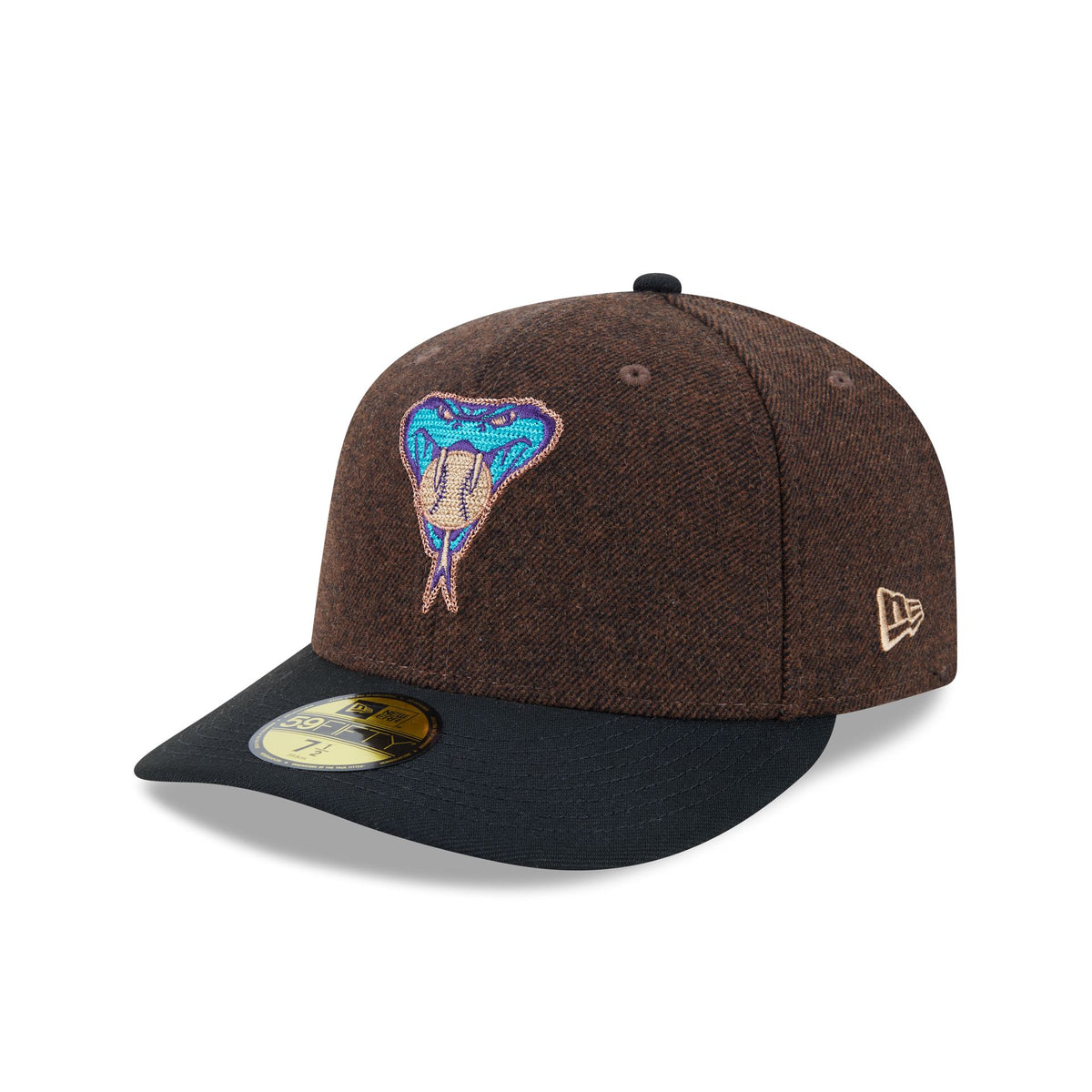 Arizona Diamondbacks Brown Wool Two Tone 59FIFTY Fitted Hat