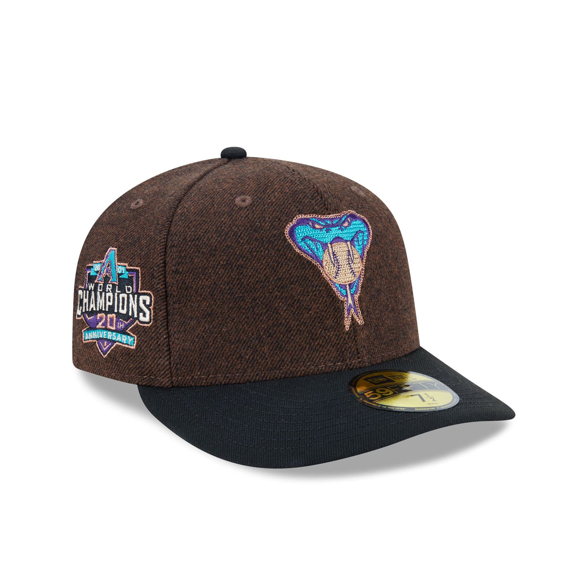 Arizona Diamondbacks Brown Wool Two Tone 59FIFTY Fitted Hat