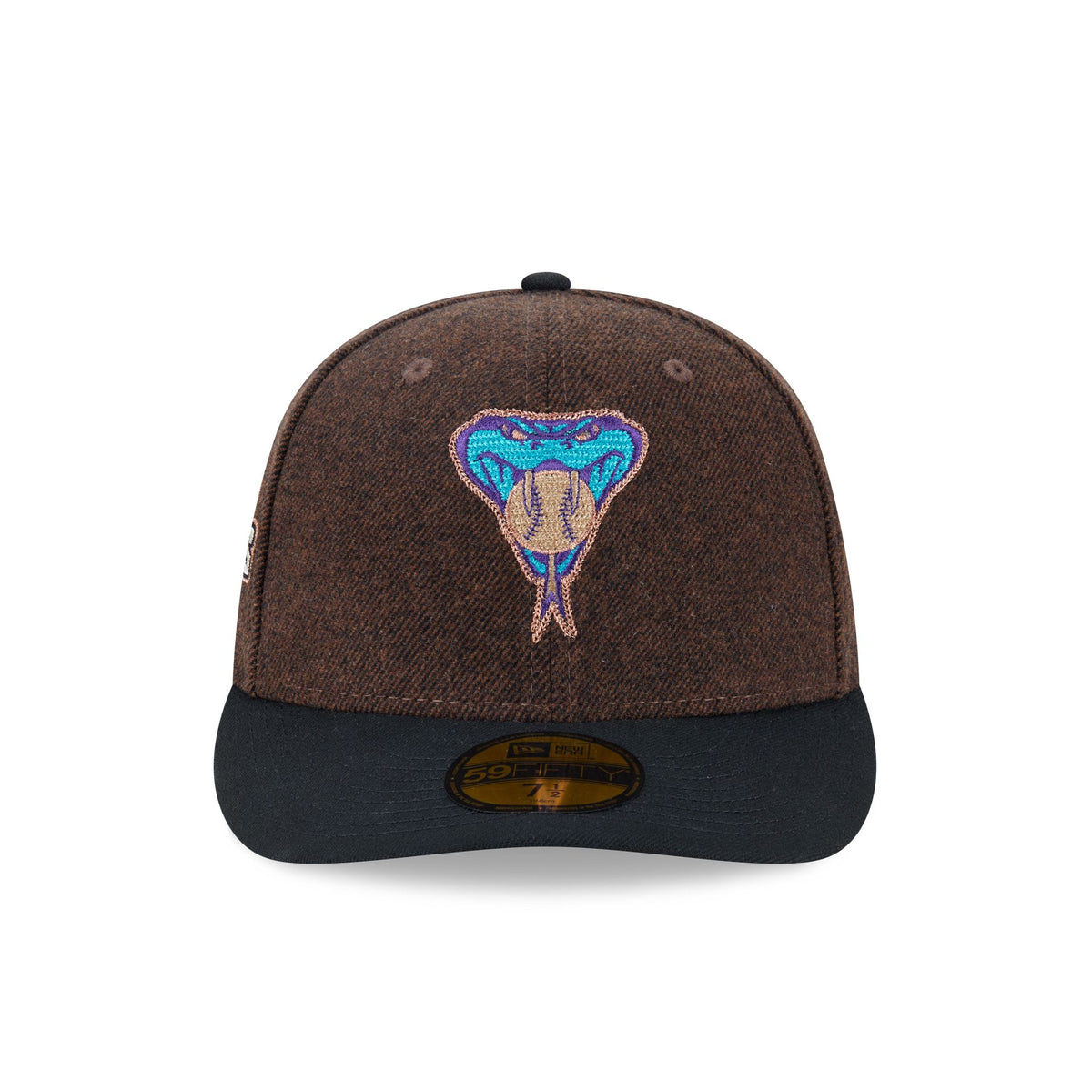 Arizona Diamondbacks Brown Wool Two Tone 59FIFTY Fitted Hat