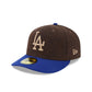 Los Angeles Dodgers Brown Wool Two Tone 59FIFTY Fitted Hat