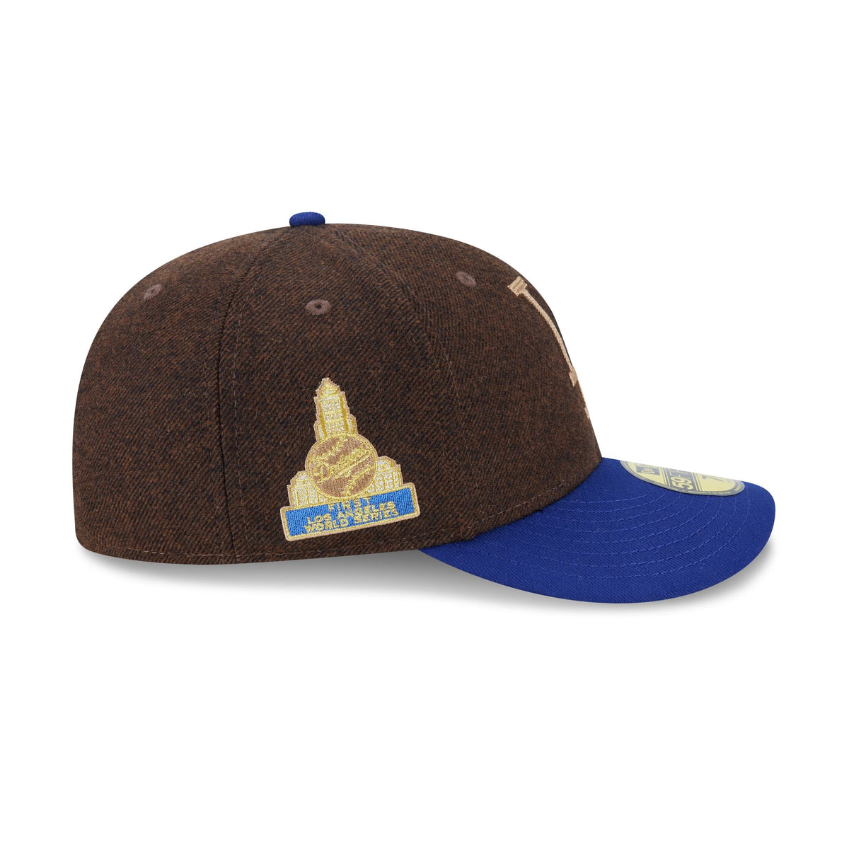 Los Angeles Dodgers Brown Wool Two Tone 59FIFTY Fitted Hat