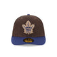 Toronto Maple Leafs Brown Wool Two Tone 59FIFTY Fitted Hat