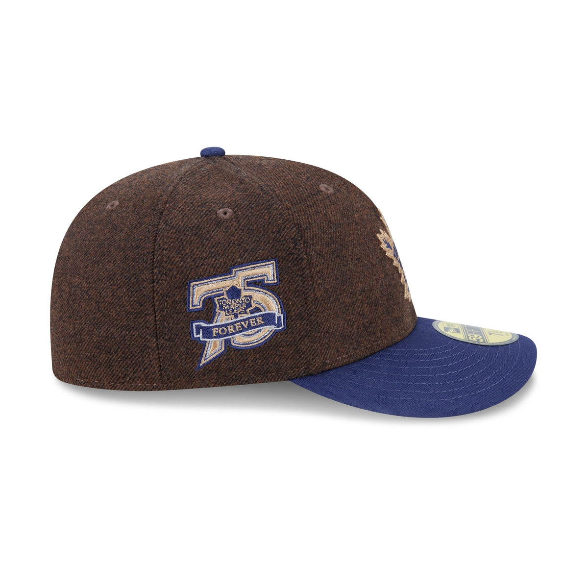 Toronto Maple Leafs Brown Wool Two Tone 59FIFTY Fitted Hat