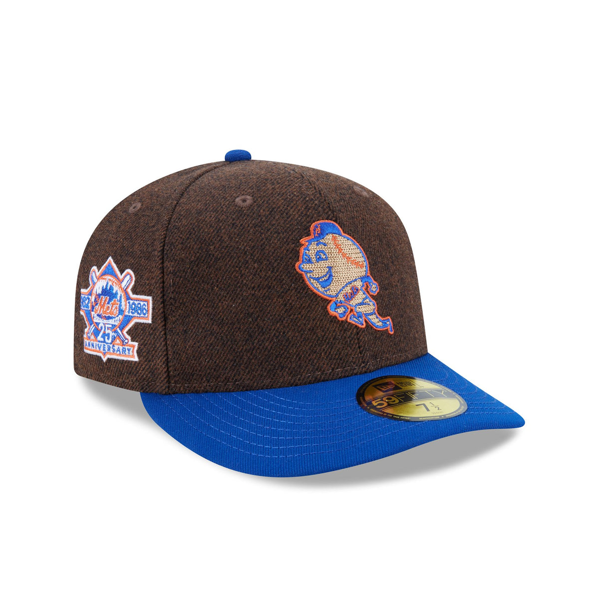 New York Mets Brown Wool Two Tone 59FIFTY Fitted Hat