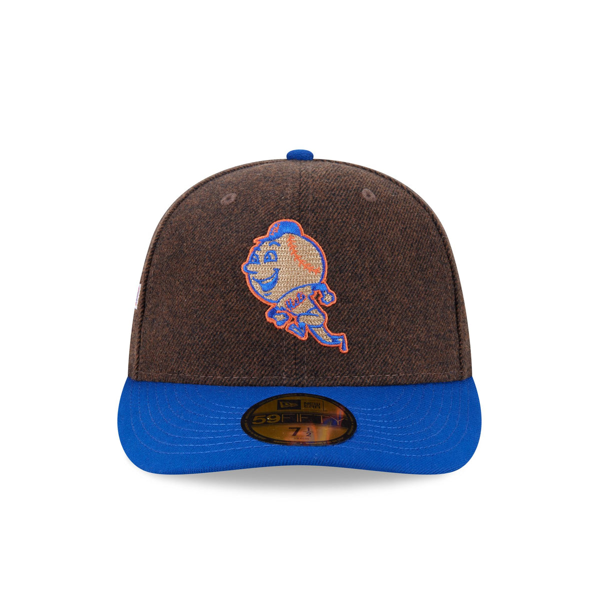 New York Mets Brown Wool Two Tone 59FIFTY Fitted Hat