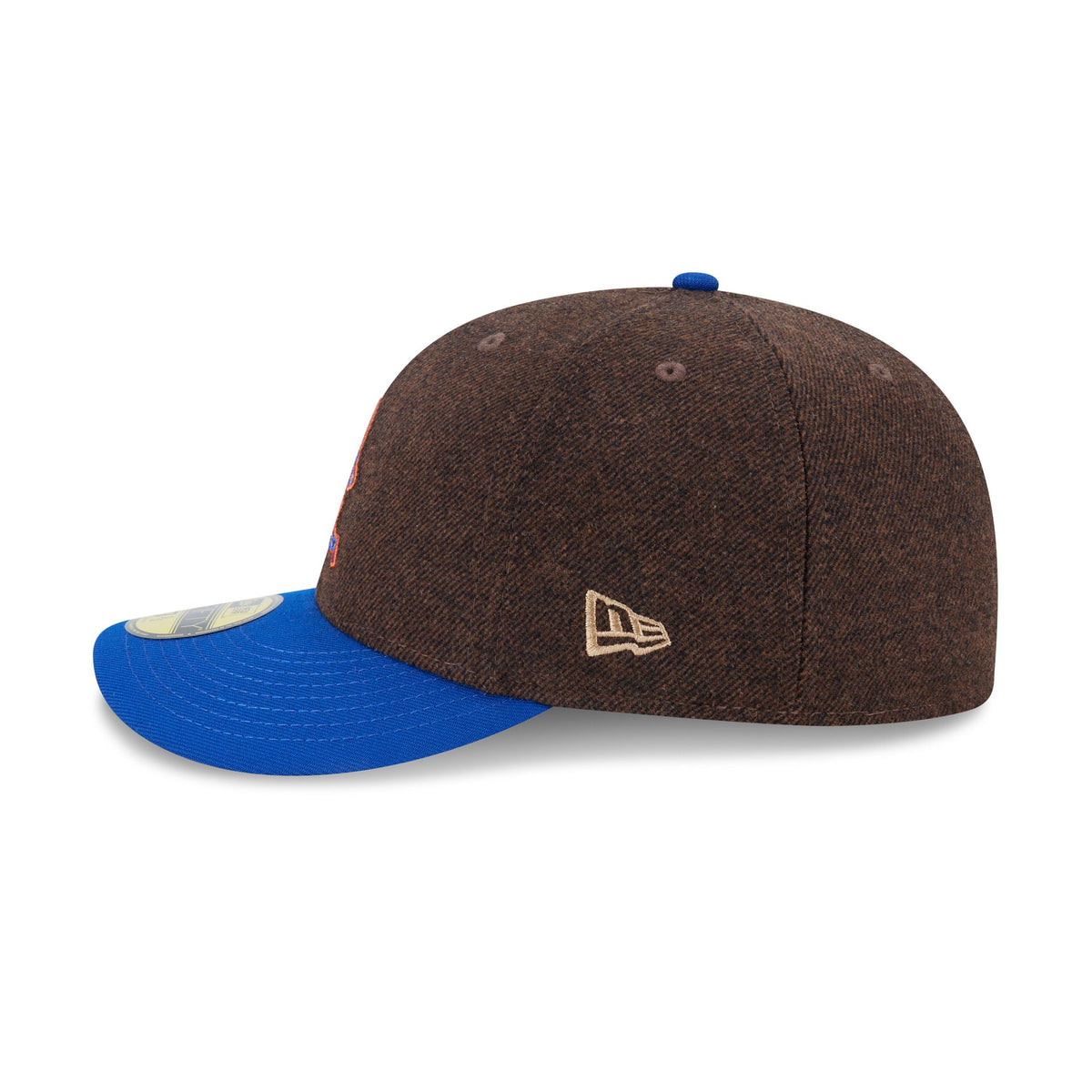 New York Mets Brown Wool Two Tone 59FIFTY Fitted Hat