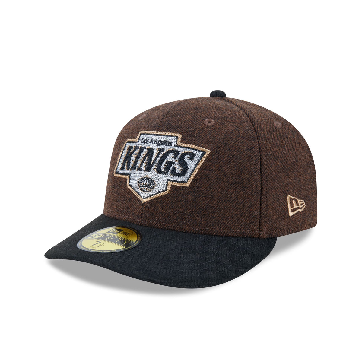 Los Angeles Kings Brown Wool Two Tone 59FIFTY Fitted Hat