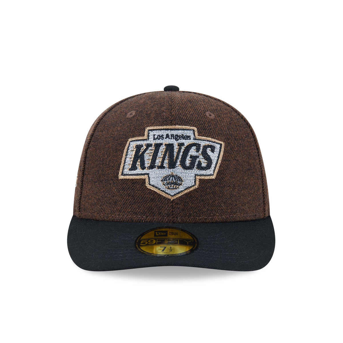 Los Angeles Kings Brown Wool Two Tone 59FIFTY Fitted Hat