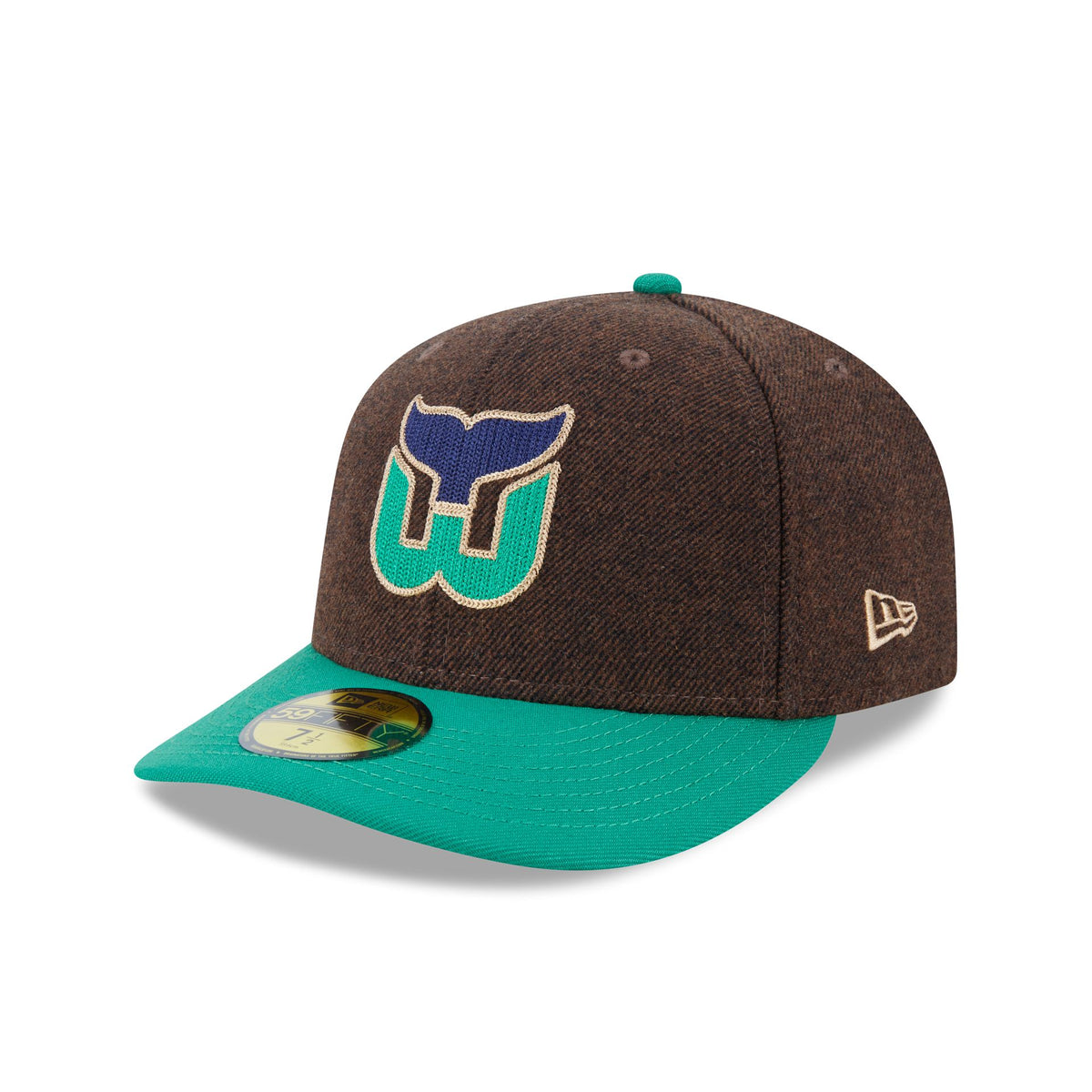 Hartford Whalers Brown Wool Two Tone 59FIFTY Fitted Hat