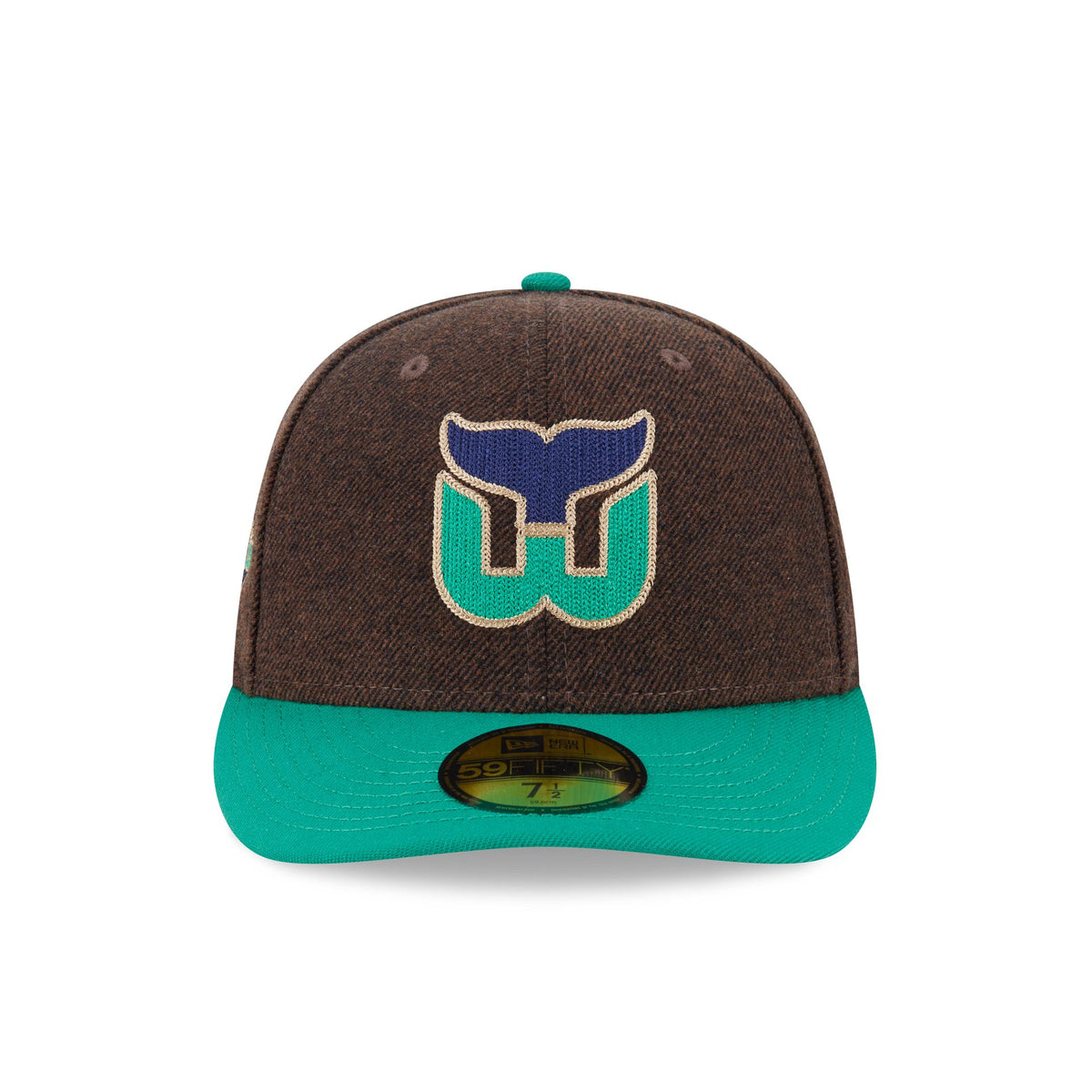 Hartford Whalers Brown Wool Two Tone 59FIFTY Fitted Hat
