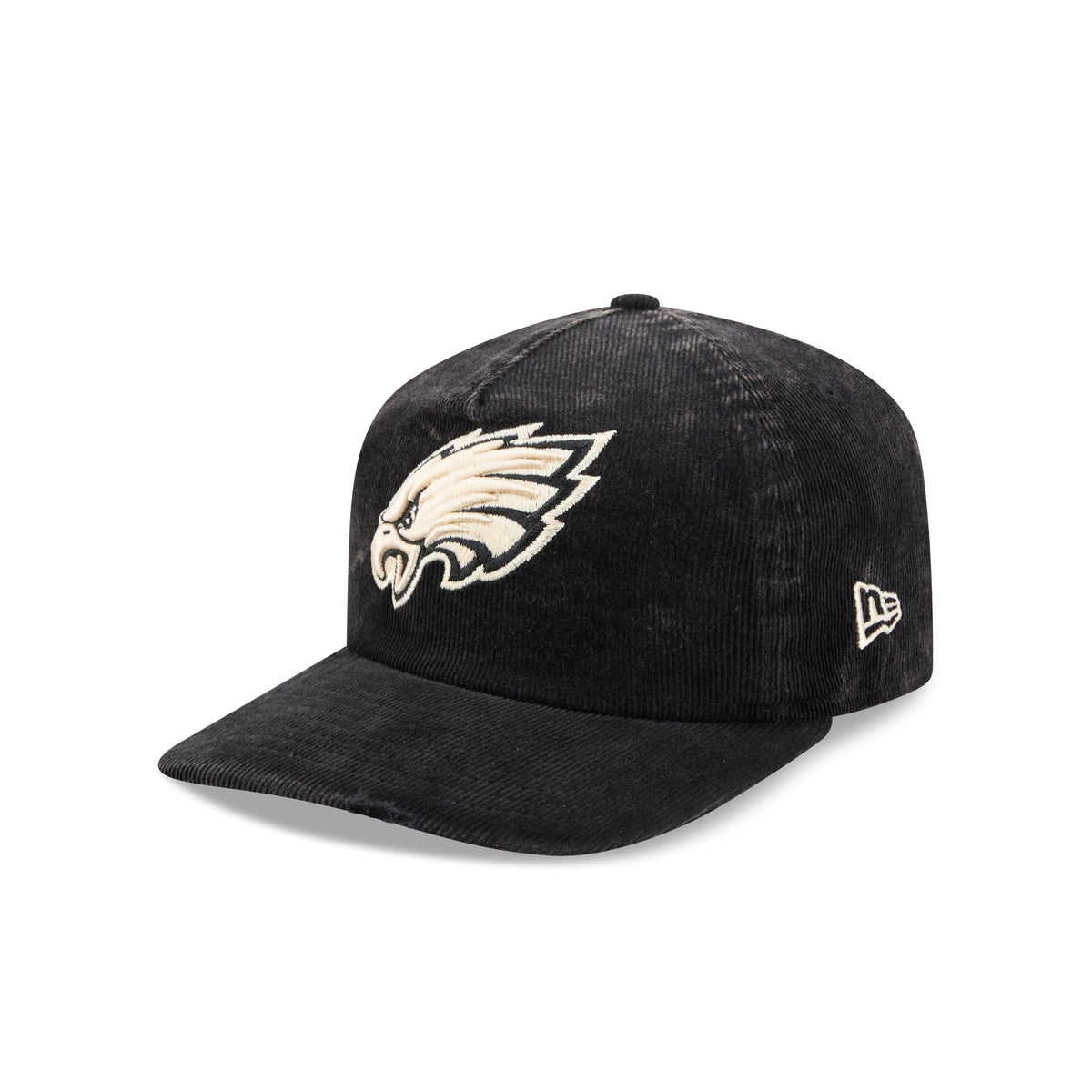 Philadelphia Eagles Washed Black Corduroy 19TWENTY Adjustable Hat