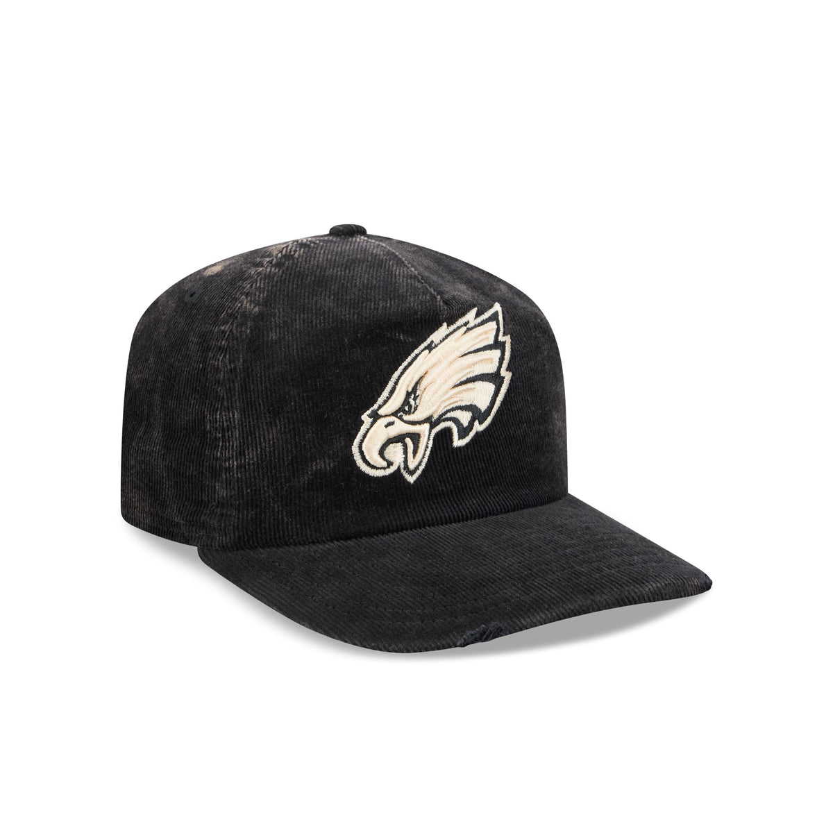 Philadelphia Eagles Washed Black Corduroy 19TWENTY Adjustable Hat