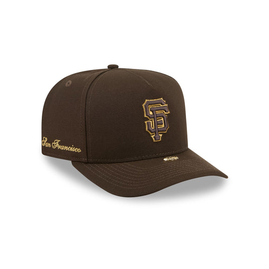 San Francisco Giants Walnut Gold Detail 9FIFTY A-Frame Snapback Hat