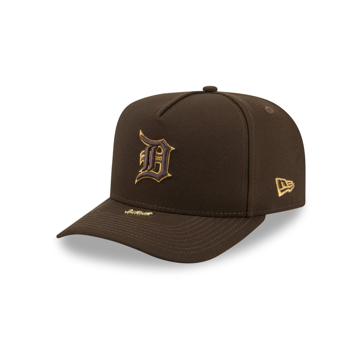 Detroit Tigers Walnut Gold Detail 9FIFTY A-Frame Snapback Hat