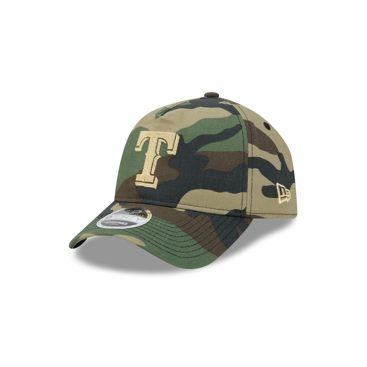 Texas Rangers Camo 9FORTY A-Frame Unstructured Snapback Hat