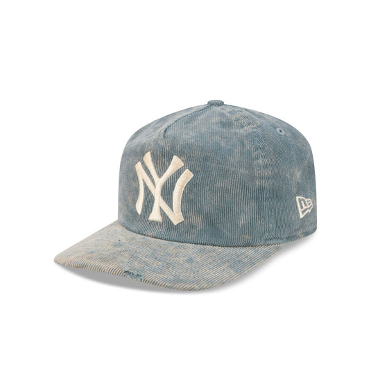 New York Yankees Washed Slate Blue Corduroy 19TWENTY Adjustable Hat