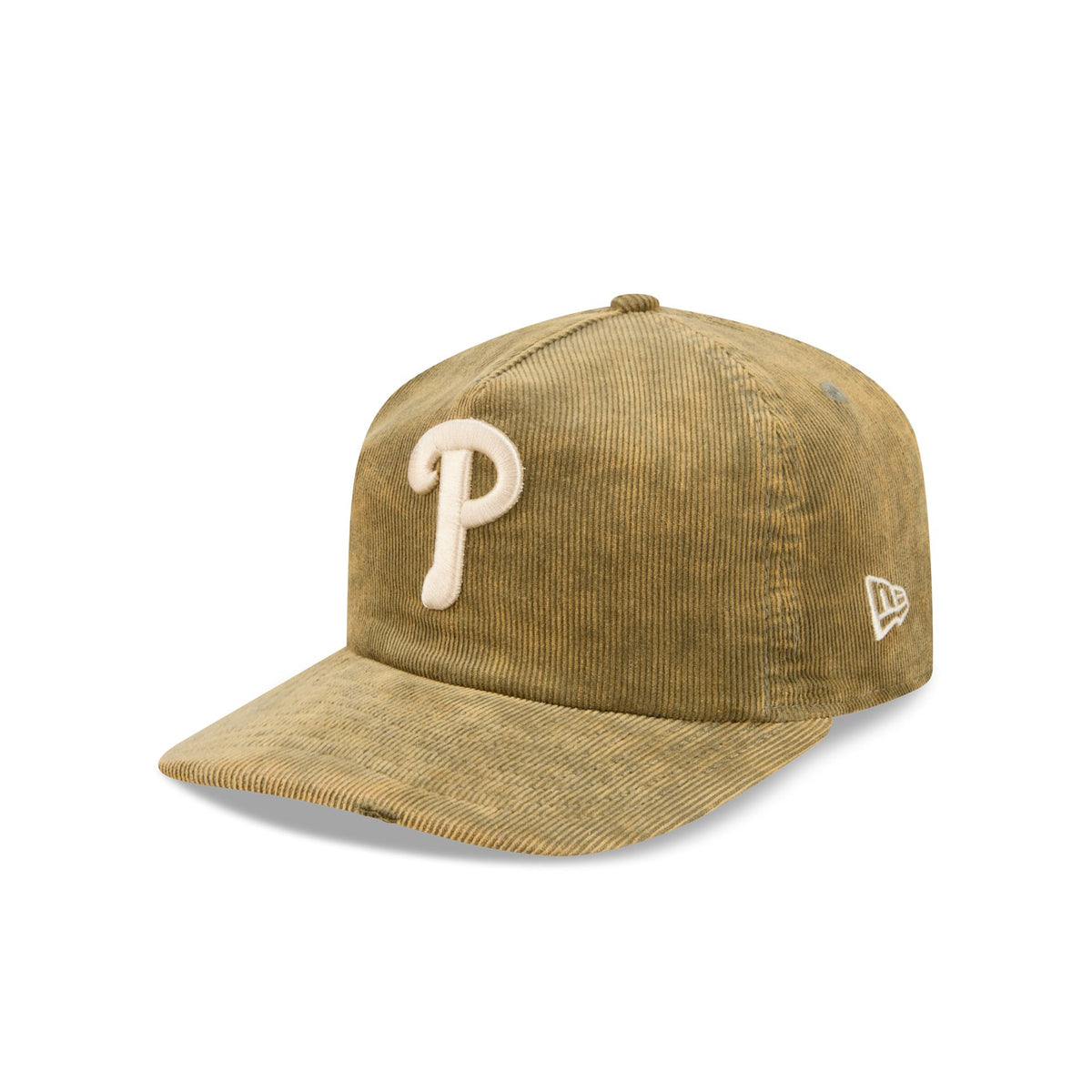 Philadelphia Phillies Washed New Olive Corduroy 19TWENTY Adjustable Hat