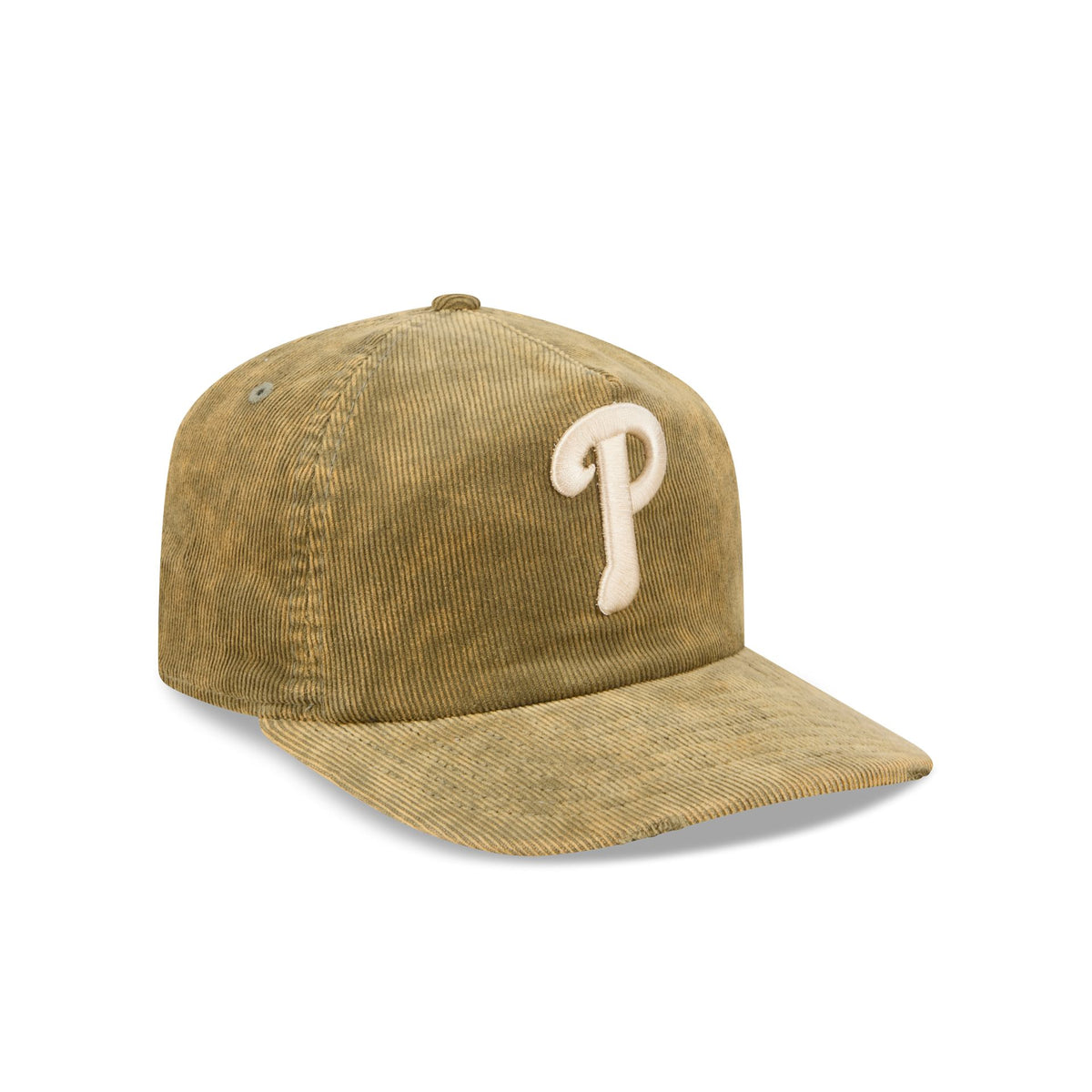 Philadelphia Phillies Washed New Olive Corduroy 19TWENTY Adjustable Hat