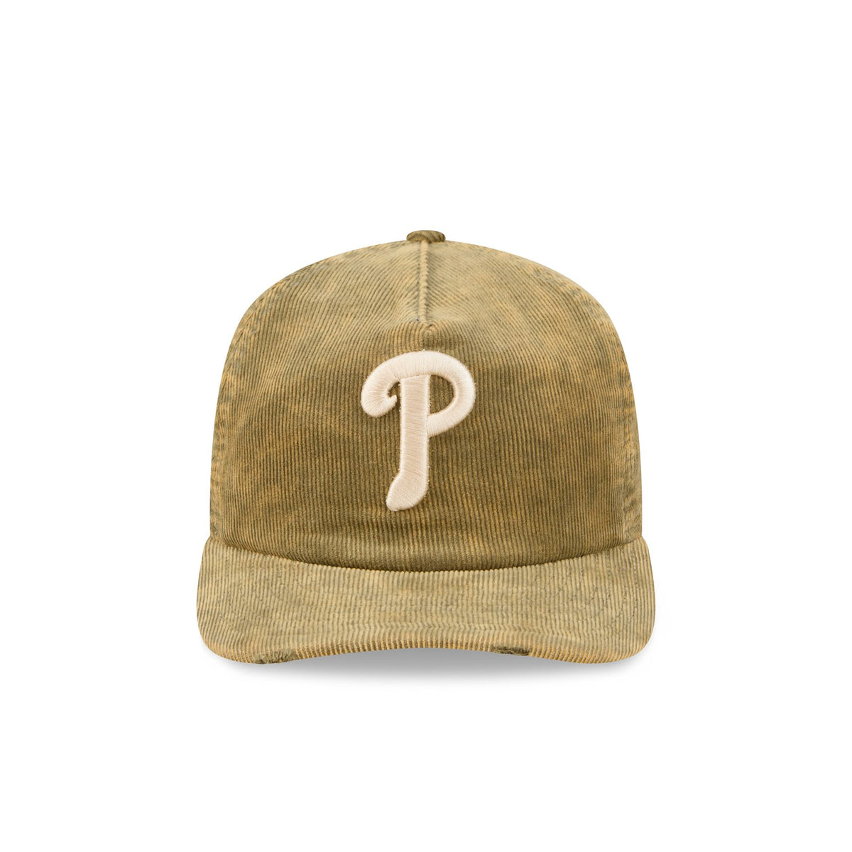 Philadelphia Phillies Washed New Olive Corduroy 19TWENTY Adjustable Hat