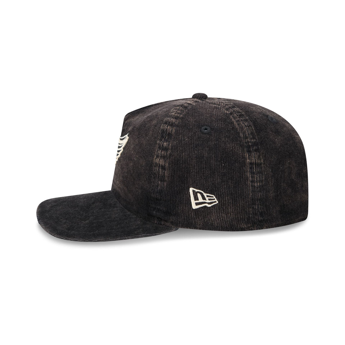 Detroit Red Wings Washed Black Corduroy 19TWENTY Adjustable Hat