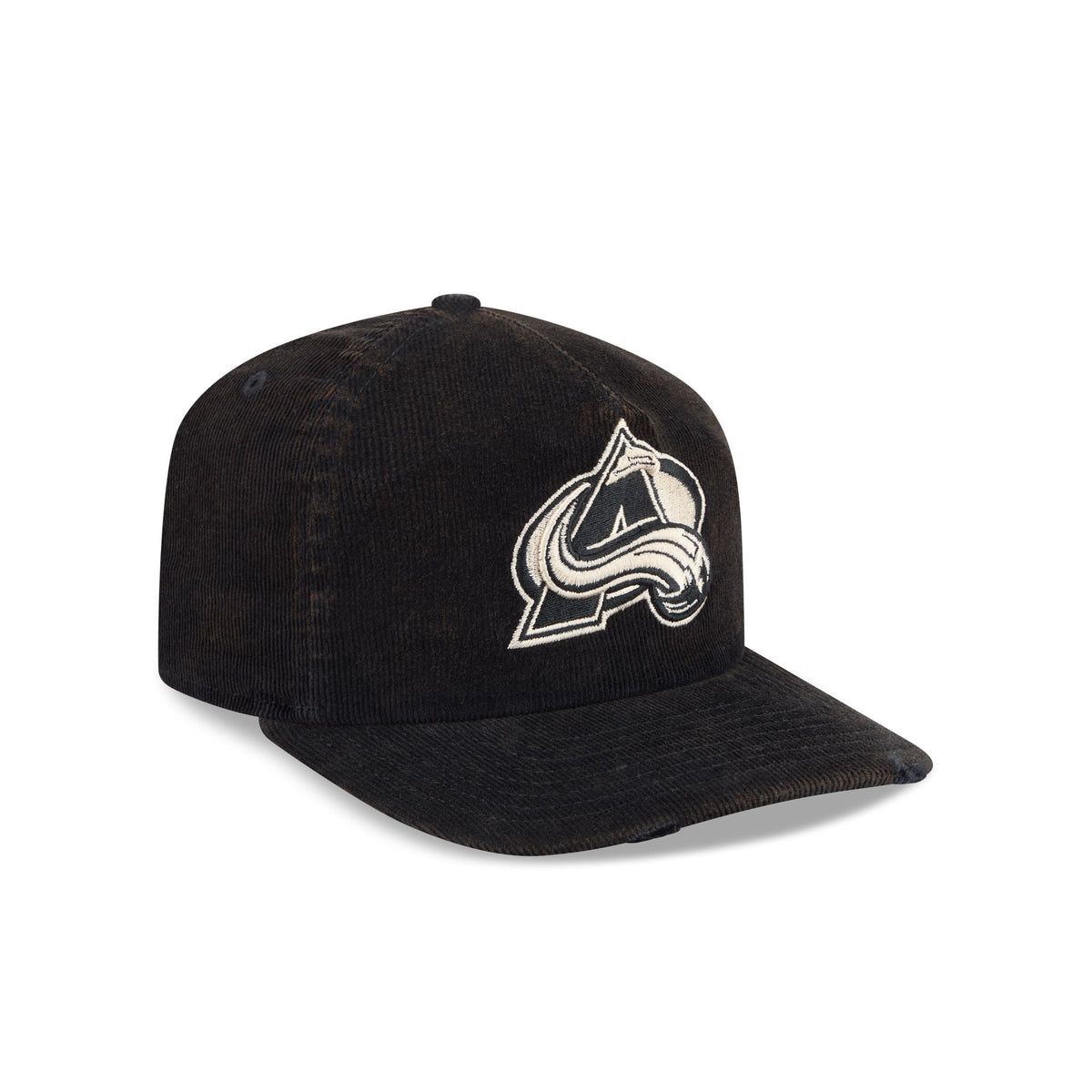 Colorado Avalanche Washed Black Corduroy 19TWENTY Adjustable Hat