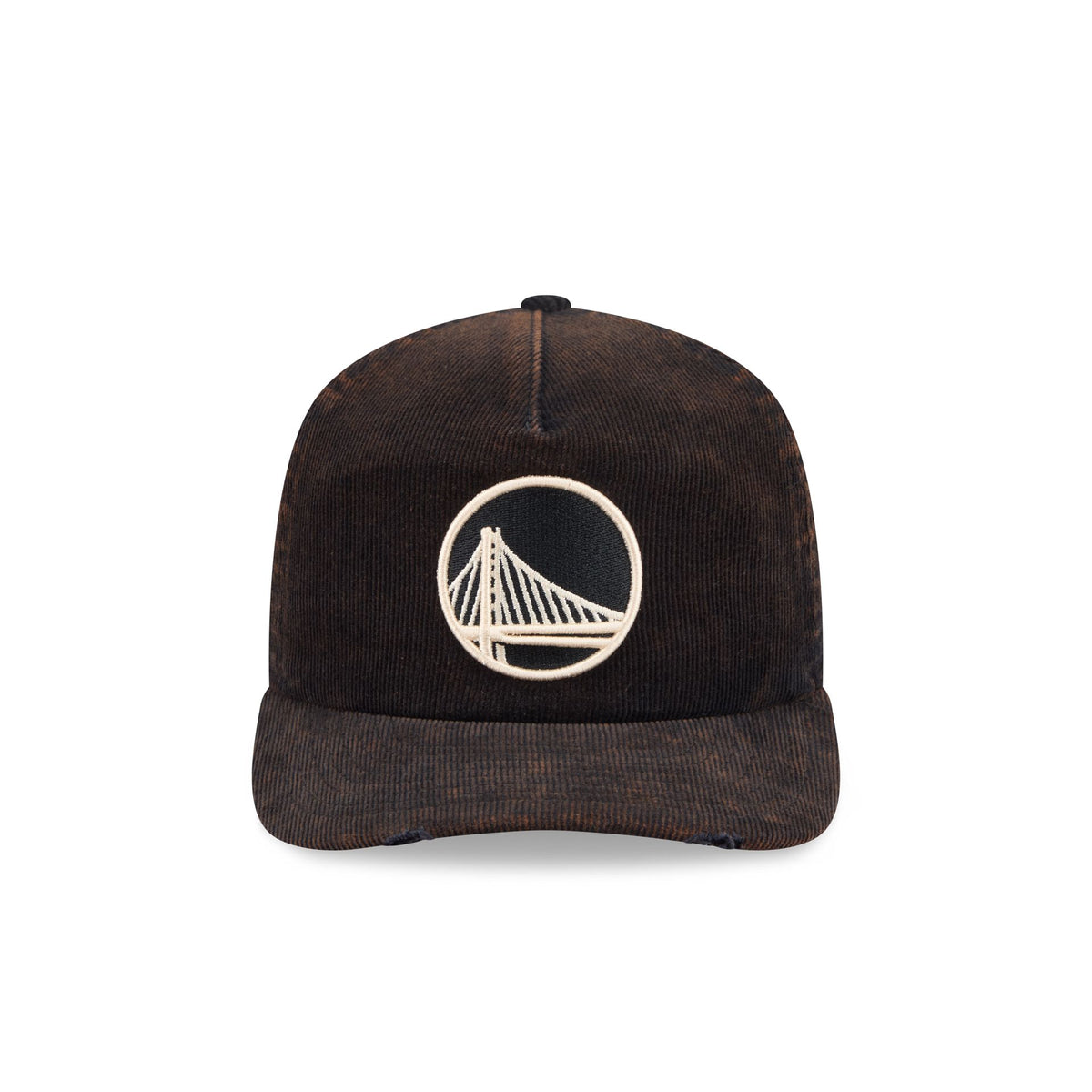 Golden State Warriors Washed Black Corduroy 19TWENTY Adjustable Hat